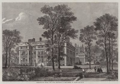 Marlborough House, die Stadtresidenz des Prinzen von Wales von English School