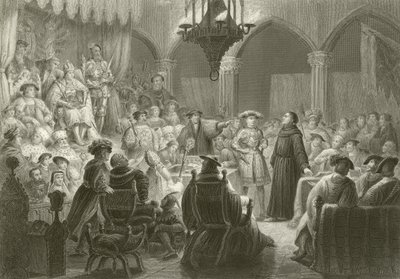 Martin Luther auf dem Reichstag zu Worms von English School