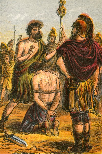 Martyrium des heiligen Alban von English School