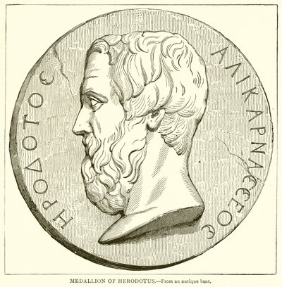 Medallion von Herodot von English School