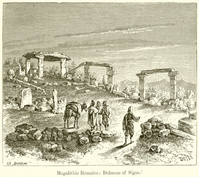 Megalithische Überreste: Dolmen von Sigus von English School
