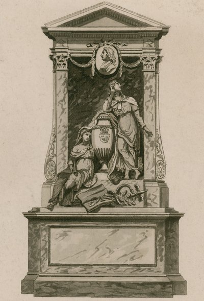 Denkmal für William Pulteney, Earl of Bath, Westminster Abbey, London von English School