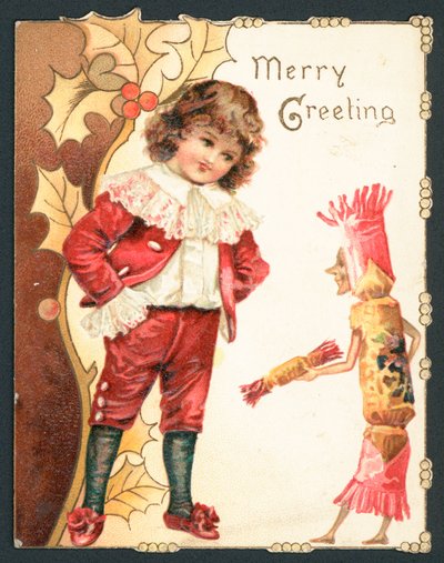 Fröhliche Grüße Weihnachtskarte von English School