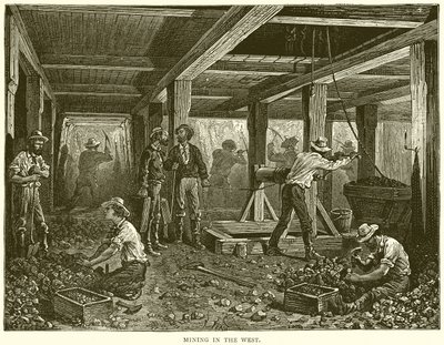 Bergbau im Westen von English School