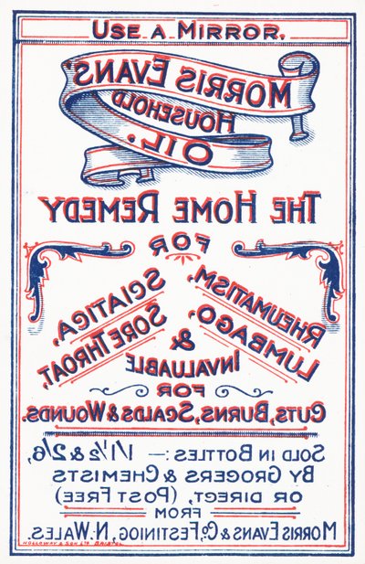 Morris Evans Haushaltsöl von English School