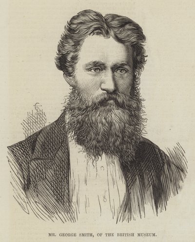 Herr George Smith, vom British Museum (Stich) von English School