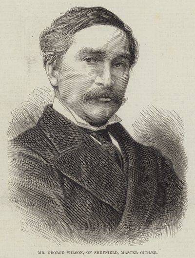 Herr George Wilson aus Sheffield, Meisterschmied (Stich) von English School
