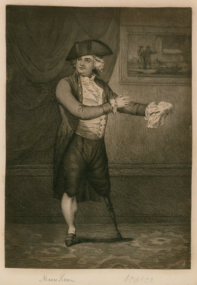 Mr Moses Keans Nachahmung von Hendersons Hamlet von English School