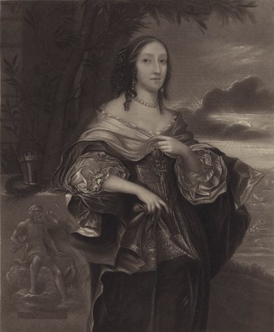 Mrs. Claypole (Elizabeth Cromwell), zweite Tochter von Oliver Cromwell von English School