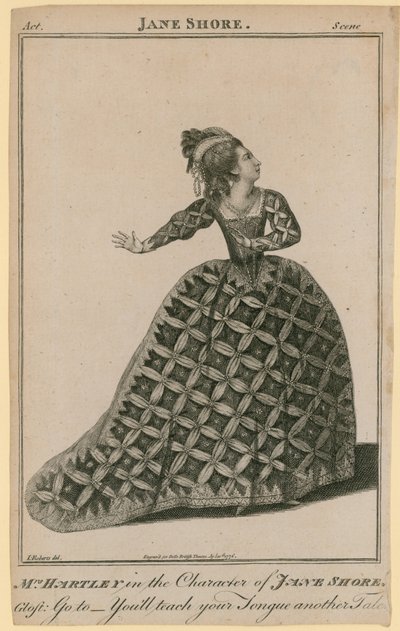 Mrs. Hartley als Jane Shore von English School