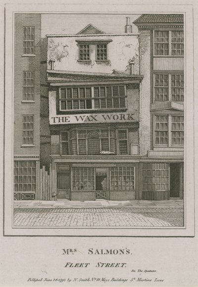 Mrs. Salmons, Das Wachsfigurenkabinett, Fleet Street von English School