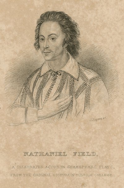 Nathaniel Field, ein berühmter Schauspieler in Shakespeare-Stücken von English School
