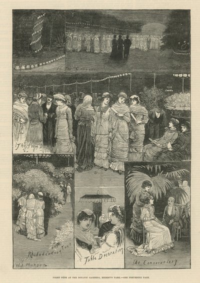 Nachtfest in den Botanischen Gärten von English School