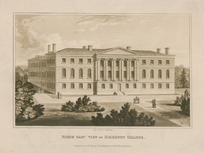 Nordostansicht des Highbury College von English School