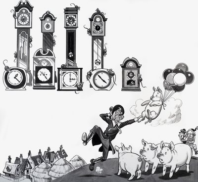Illustration eines Kinderreims von English School