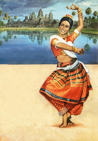 Odissi-Tanz aus Indien von English School