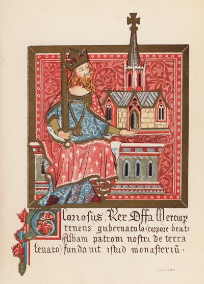 Offa, König von Mercia von English School