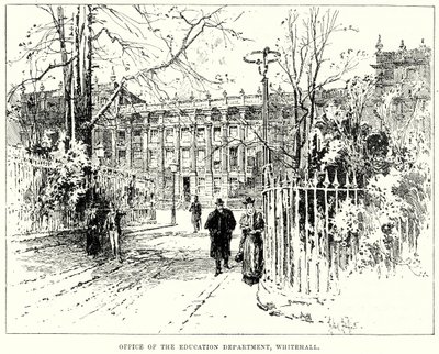 Büro des Bildungsministeriums, Whitehall von English School