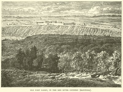 Altes Fort Garry, im Red River Country, Manitoba von English School