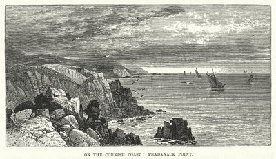 An der Küste von Cornwall: Pradanack Point von English School