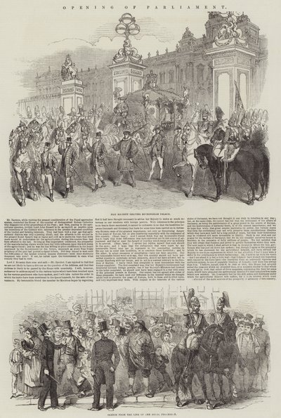 Eröffnung des Parlaments von English School