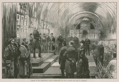 Eröffnung der Internationalen Gesundheitsausstellung durch den Herzog von Cambridge von English School