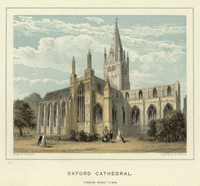 Oxford Kathedrale, Nordwestansicht von English School