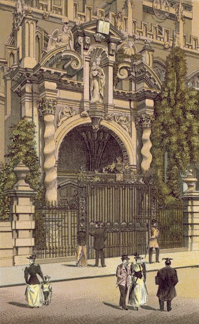Oxford: Die Vorhalle, St. Mary-the-Virgin Kirche von English School