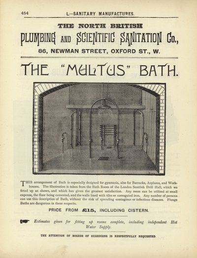 Seite aus dem Kompendium der Architekten, Vermesser und Ingenieure 1892 von English School