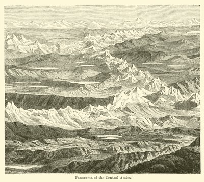 Panorama der Zentralanden (Stich) von English School