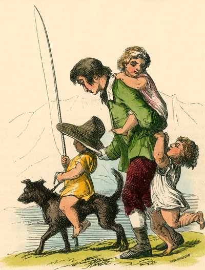 Peter spielt mit den Kindern von English School