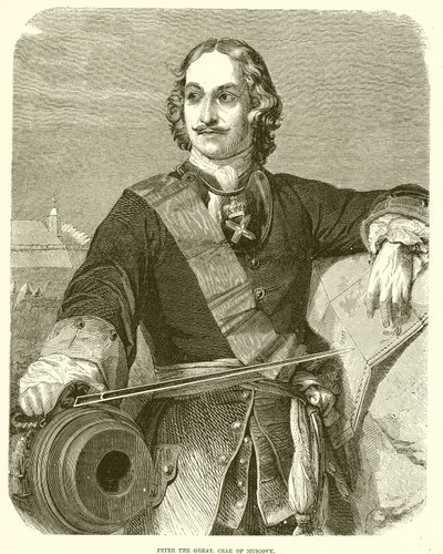 Peter der Große, Zar von Moskau von English School