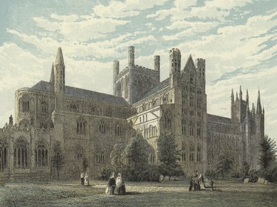 Peterborough Kathedrale, Nordostansicht von English School