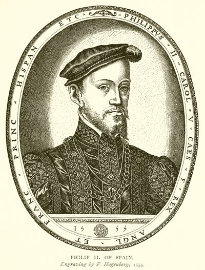 Philipp II von Spanien von English School