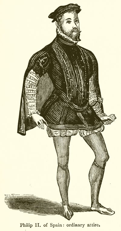 Philipp II. von Spanien: Alltagskleidung von English School