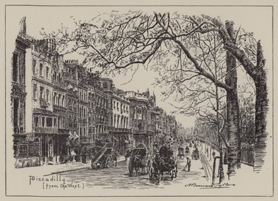 Piccadilly, vom Westen von English School