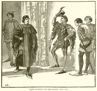 Piers Gaveston und die Barone von English School
