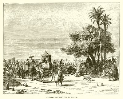 Pilger auf dem Weg nach Mekka von English School