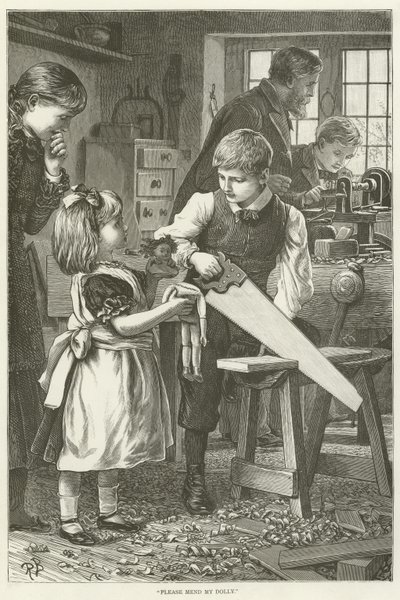 Bitte repariere meine Puppe von English School