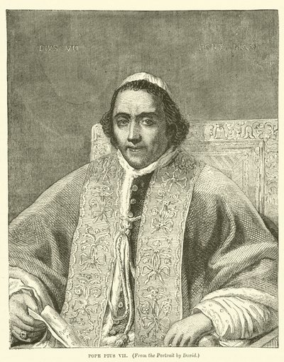 Papst Pius VII. von English School