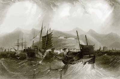 Hafen von Ting-Hai von English School