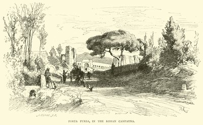Porta Furba, in der römischen Campagna von English School