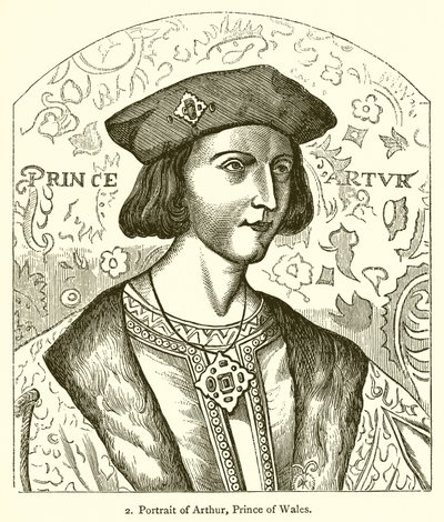 Porträt von Arthur, Prinz von Wales von English School