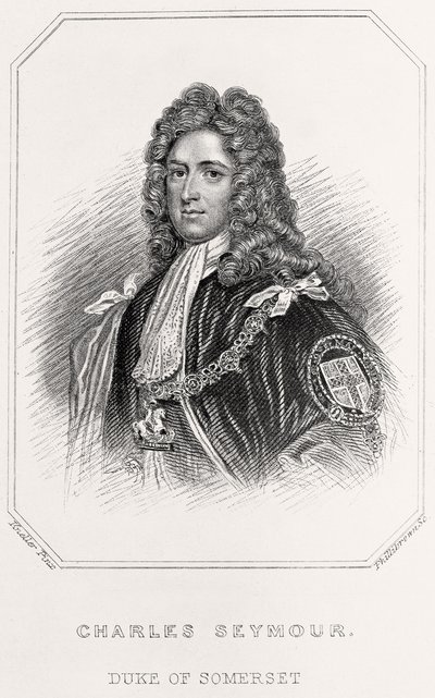 Porträt von Charles Seymour, Herzog von Somerset von English School