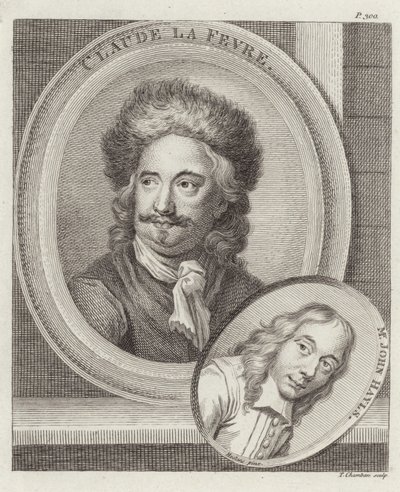 Porträt von Claude le Fevre und John Hayls von English School