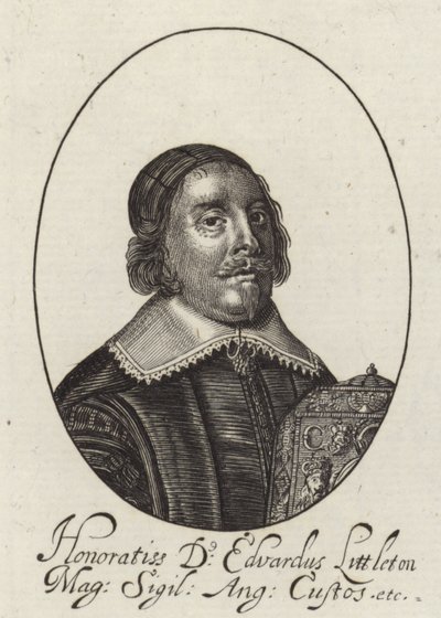 Porträt von Edward Littleton von English School