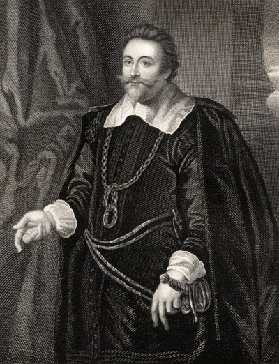 Porträt von Francis Cottington, aus Lodges British Portraits, 1823 von English School