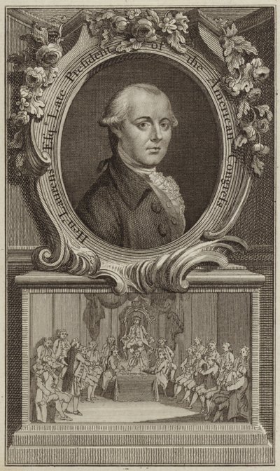 Porträt von Henry Laurens von English School