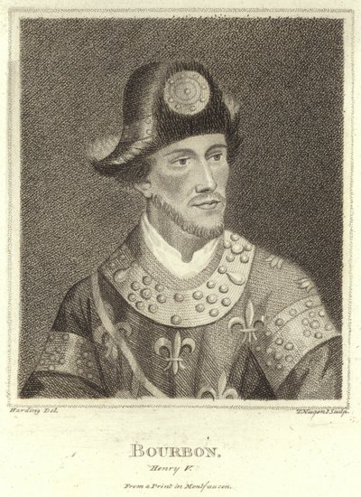 Porträt von Heinrich V., Haus Bourbon von English School