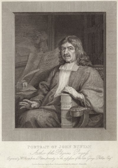 Porträt von John Bunyan von English School